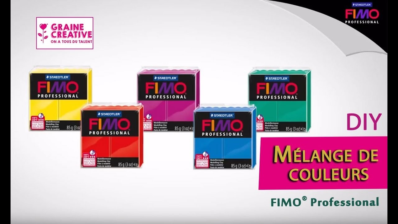 Tuto DIY | Comment obtenir 175 couleurs avec le mélange des couleurs FIMO® Professional