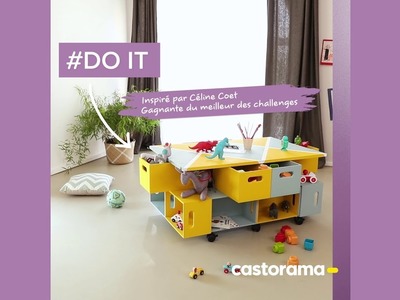 DIY : fabriquer une table de jeux avec des caisses en bois - Castorama