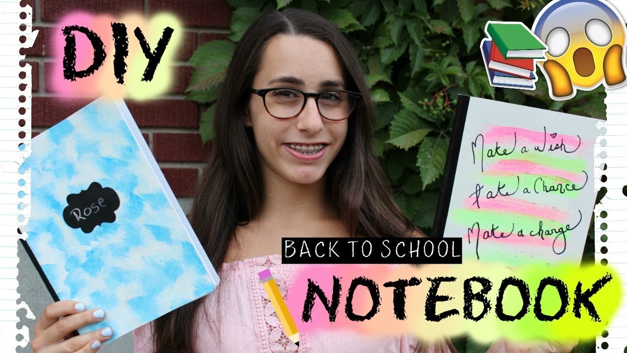 DIY notebooks for Back to School |Français|