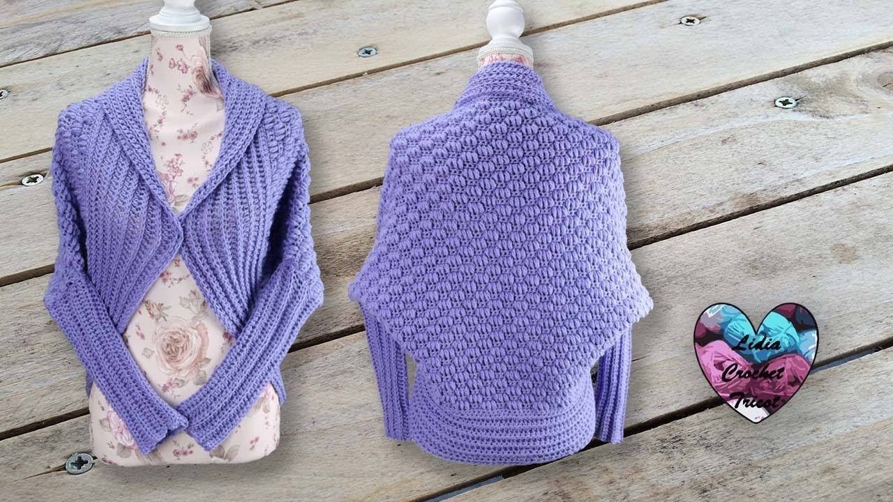 Gilet Cocooning toutes tailles by Lidia Crochet Tricot