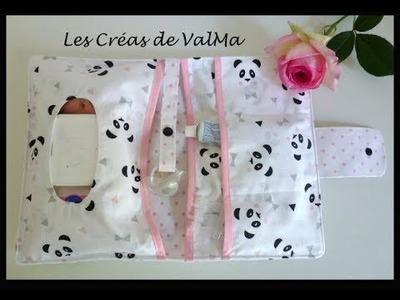 Pochette nomade à langer pour bébé -Tuto couture ValMa Créas