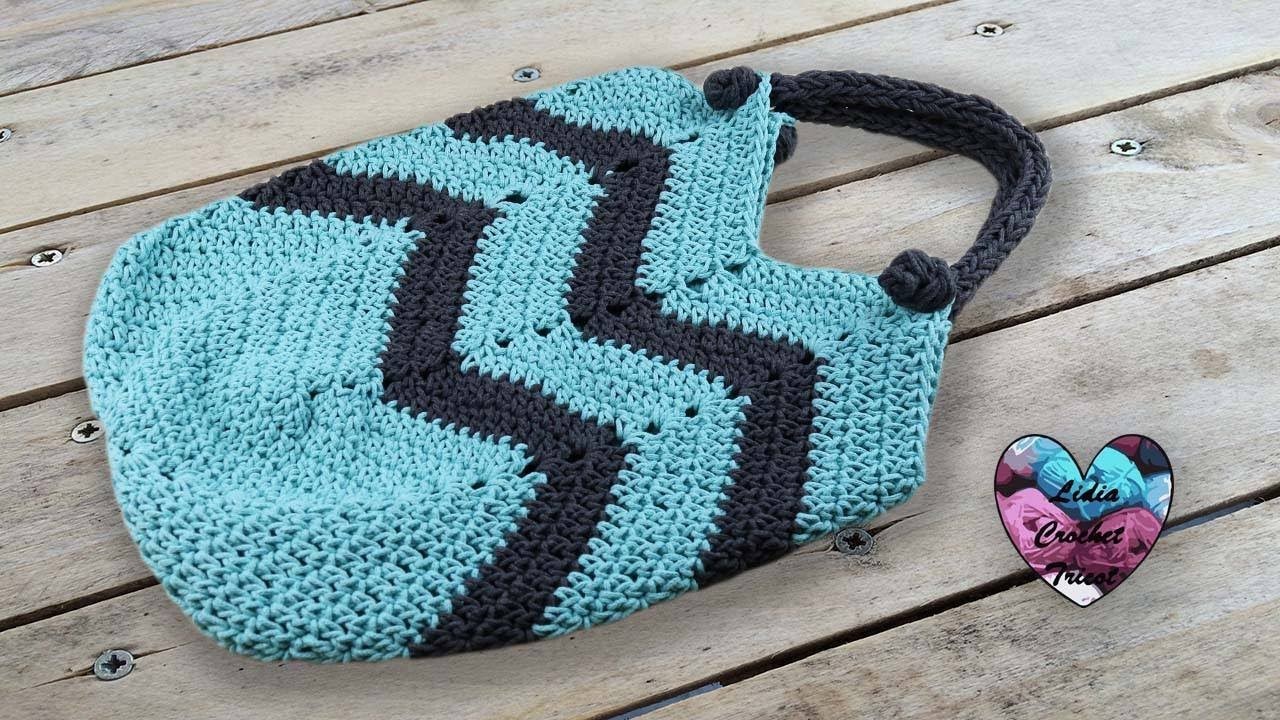 Sac I cord Crochet Facile Écologique "Lidia Crochet Tricot"