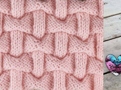 Tricot Point brique 3D Super Moelleux "Lidia Crochet Tricot"
