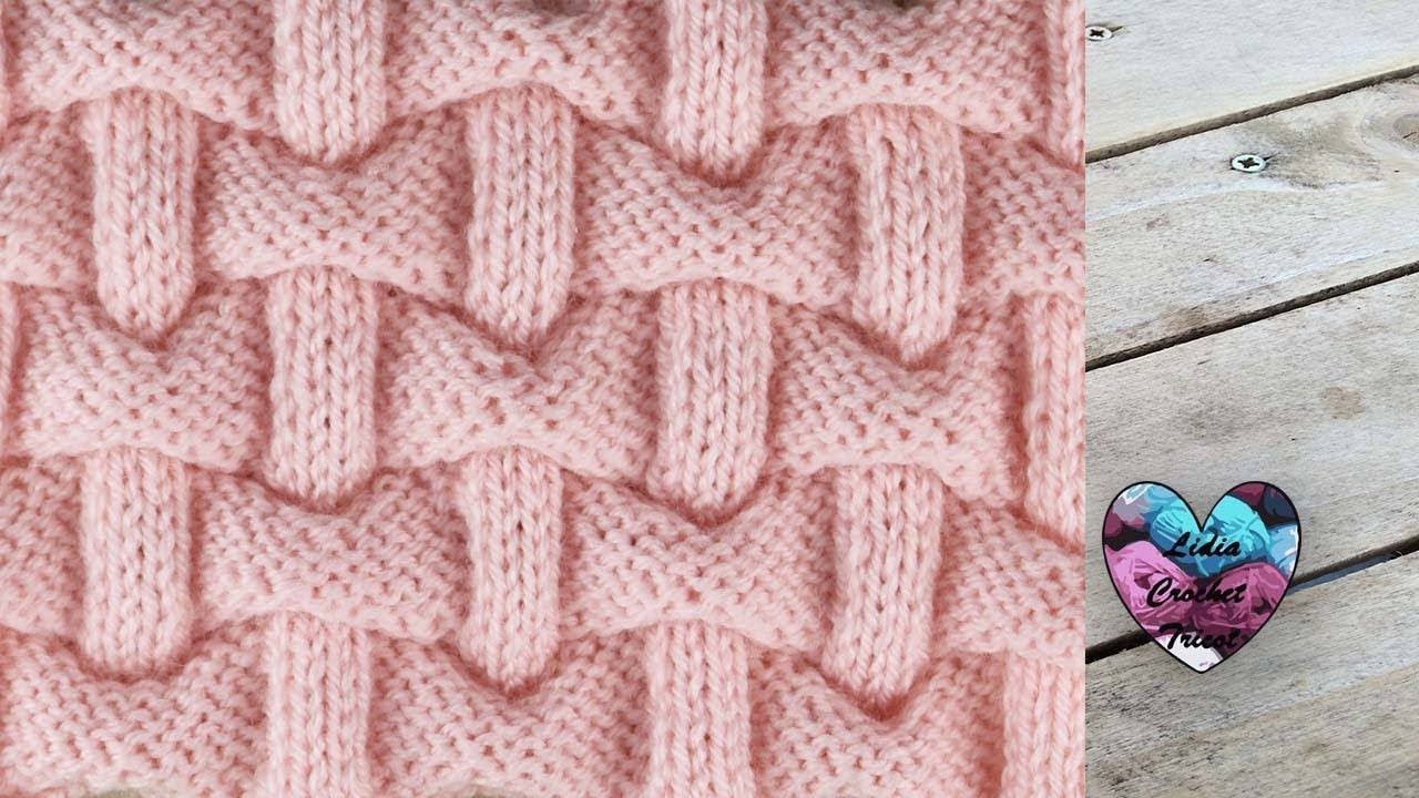Tricot Point brique 3D Super Moelleux "Lidia Crochet Tricot"