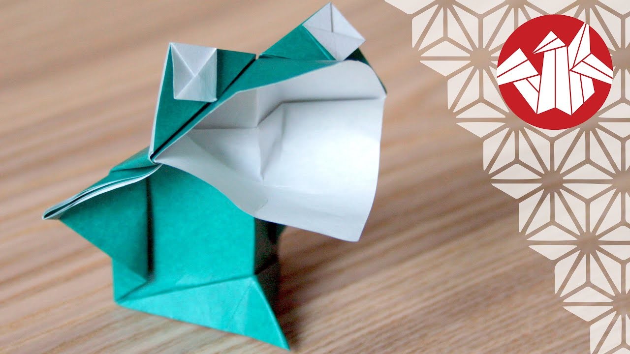 Tuto Origami - Grenouille bavarde [Senbazuru]