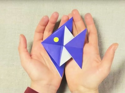 Fabriquer un poisson en origami