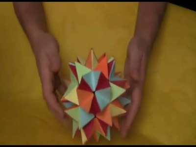 Origami: Estrella 3d transformable