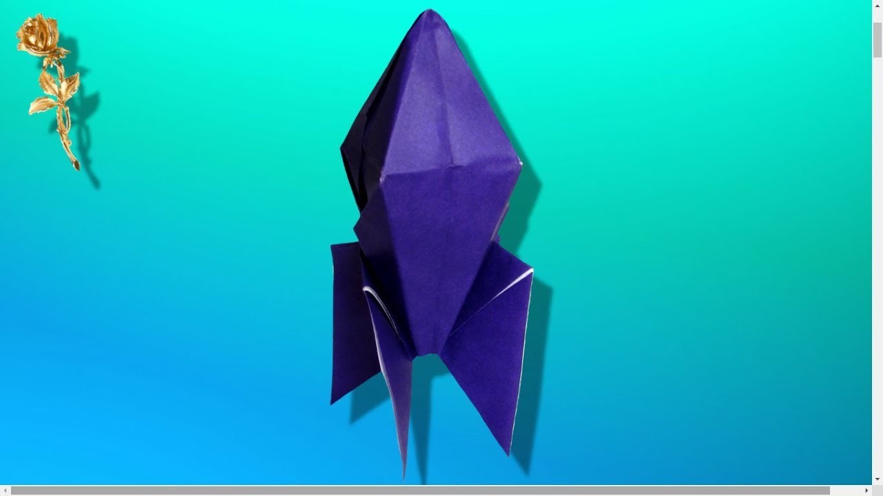 Origami : ???? Fusée volante