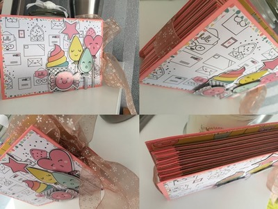 TUTO Mini-Album KAWAII, avec Enveloppes Facile pour Débutant en SCRAP