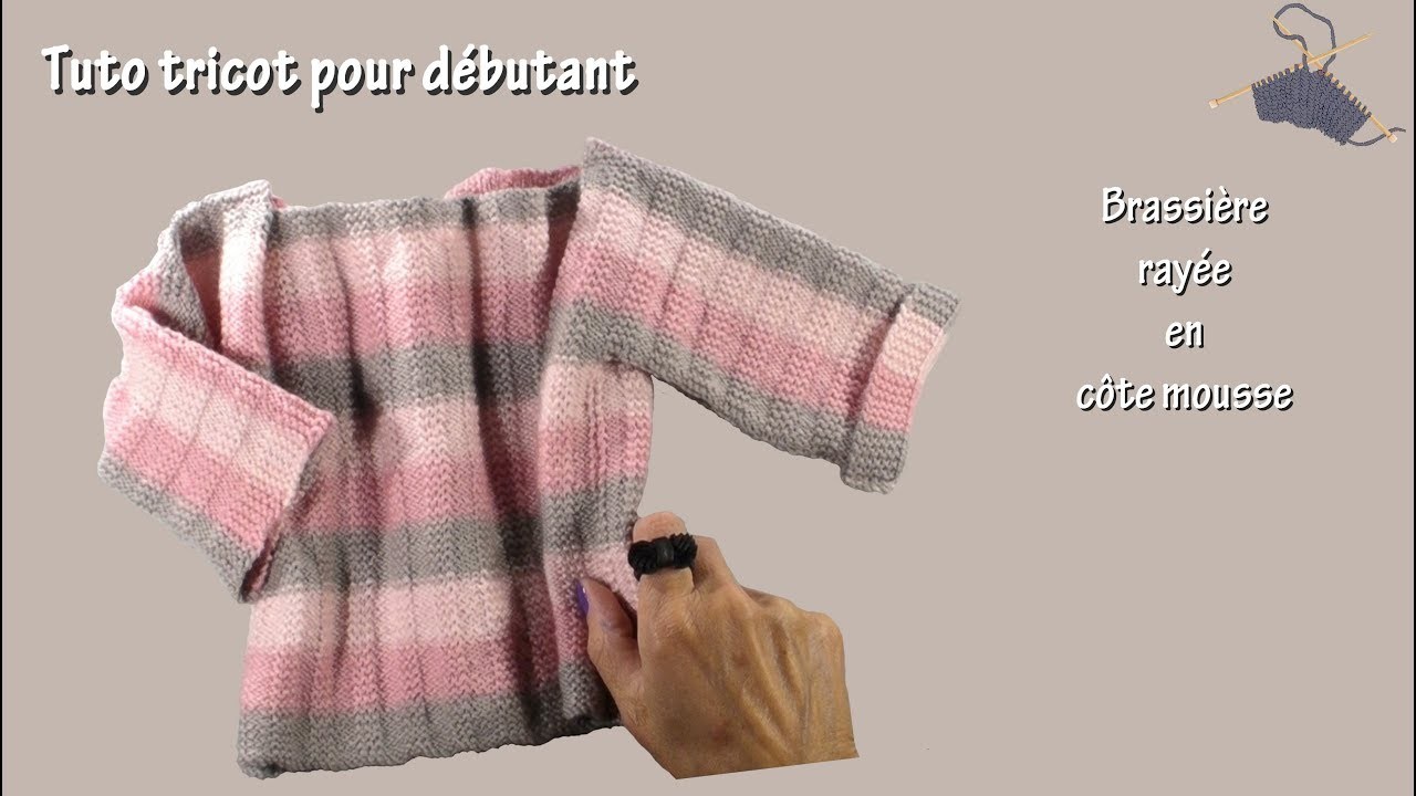 Tuto tricot : Brassière pour bébé
