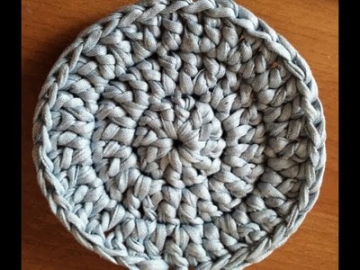 Crochet Astuce cercle plat bride sans maille coulée