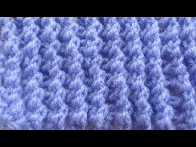Point de côtes ajourées  au tricot en pas à pas facile - La Grenouille Tricote