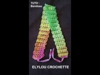 TUTO crochet : Bandeau cheveux !