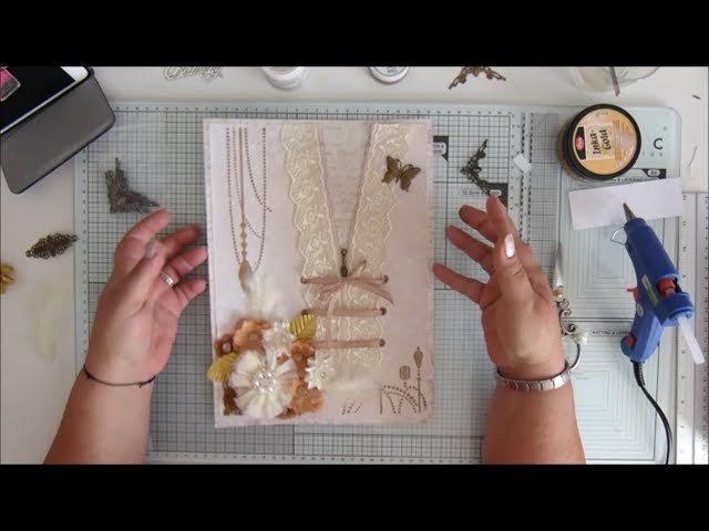 [ Tuto Mixed media #5 ] Réalisation d'une page mixed media "corset"
