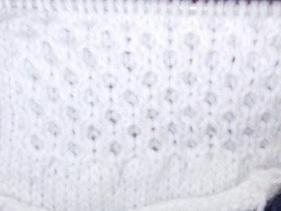 Tuto tricot : point ajouré le point " nid d'abeilles " au tricot, Punto dos agujas, stich knitting