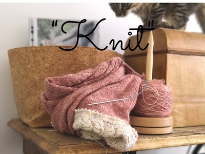 "K - Knit" Explication en Français - Hobby tricot