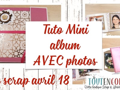 Tuto mini album box avril AVEC photos ;-)