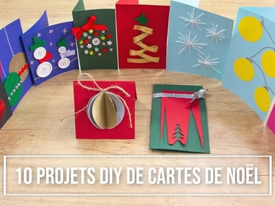 Carte de Noël - 10 projets DIY ludiques et colorés