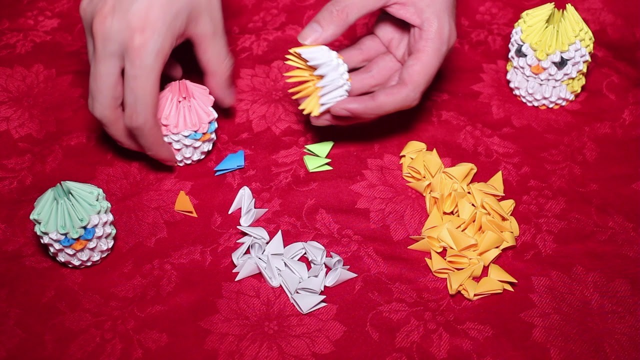 On fabrique une chouette en origami 3d - Origami N°2