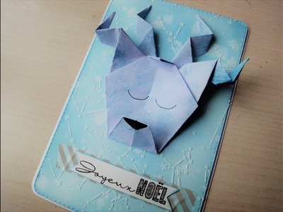 Tuto Carte de Noël avec origami