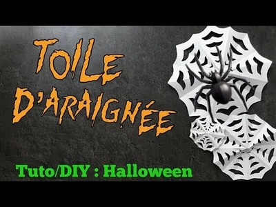 Tuto. DIY Halloween : Toile d’Araignée en papier