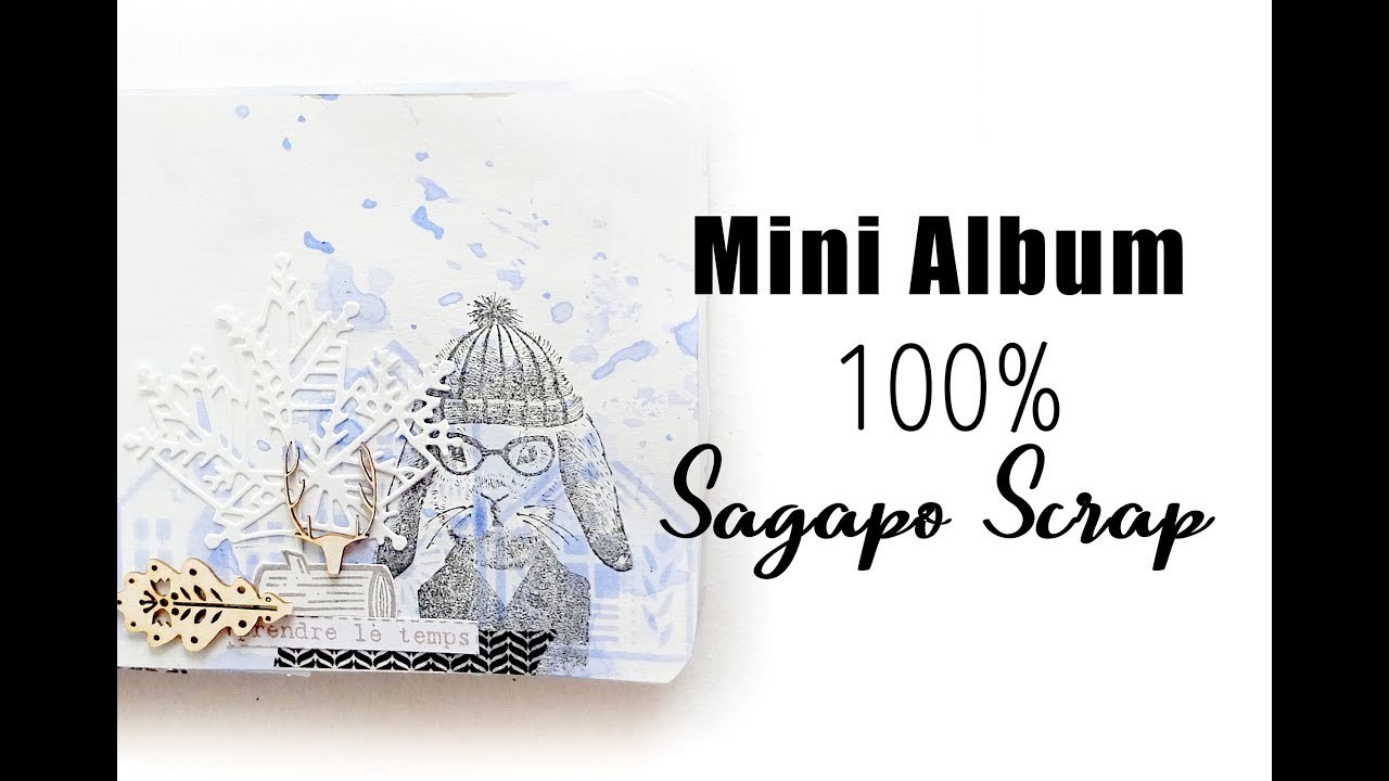 Tuto scrapbooking : Un mini album facile 100% Sagapo Scrap