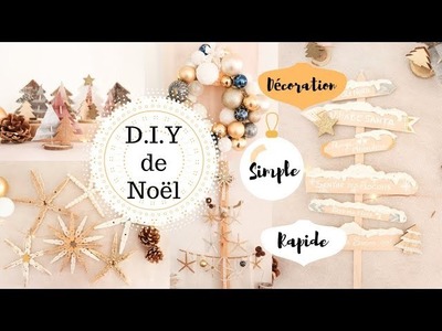 ☆ 4 DIY de Noël ☆ décorations simples et pas chers❄???????? [Sapin en bonus ????]