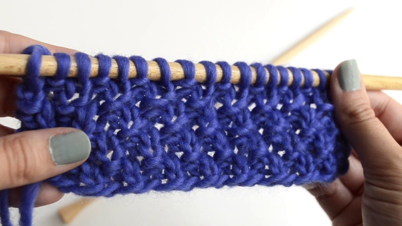 Comment tricoter le point de blé (nombre de mailles pair) | WE ARE KNITTERS