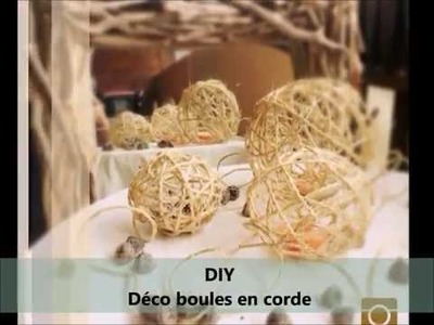 DIY Créer des boules déco en corde