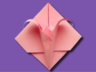 Origami facile : ???? Enveloppe ???? « Lys », ✉ Cartão Lìrio