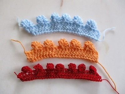 Une bordure en coquille au crochet- La Grenouille Tricote