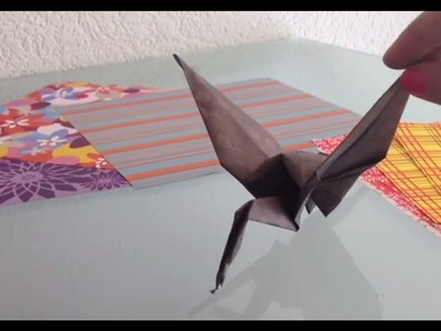 Fabriquer un oiseau en papier - Origami facile