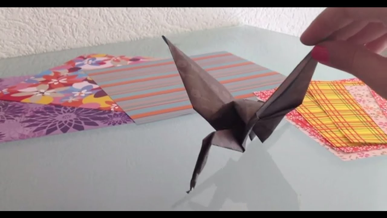 Fabriquer un oiseau en papier - Origami facile