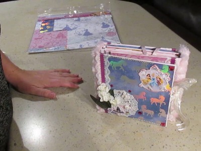 (francais) Scrapbooking: un album flip mini "Princesses de Disney"