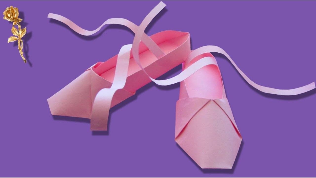 Origami facile : Pointes, ???? Chaussons de danse ????