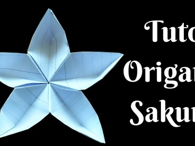 Origami Fleur Sakura Facile TUTO