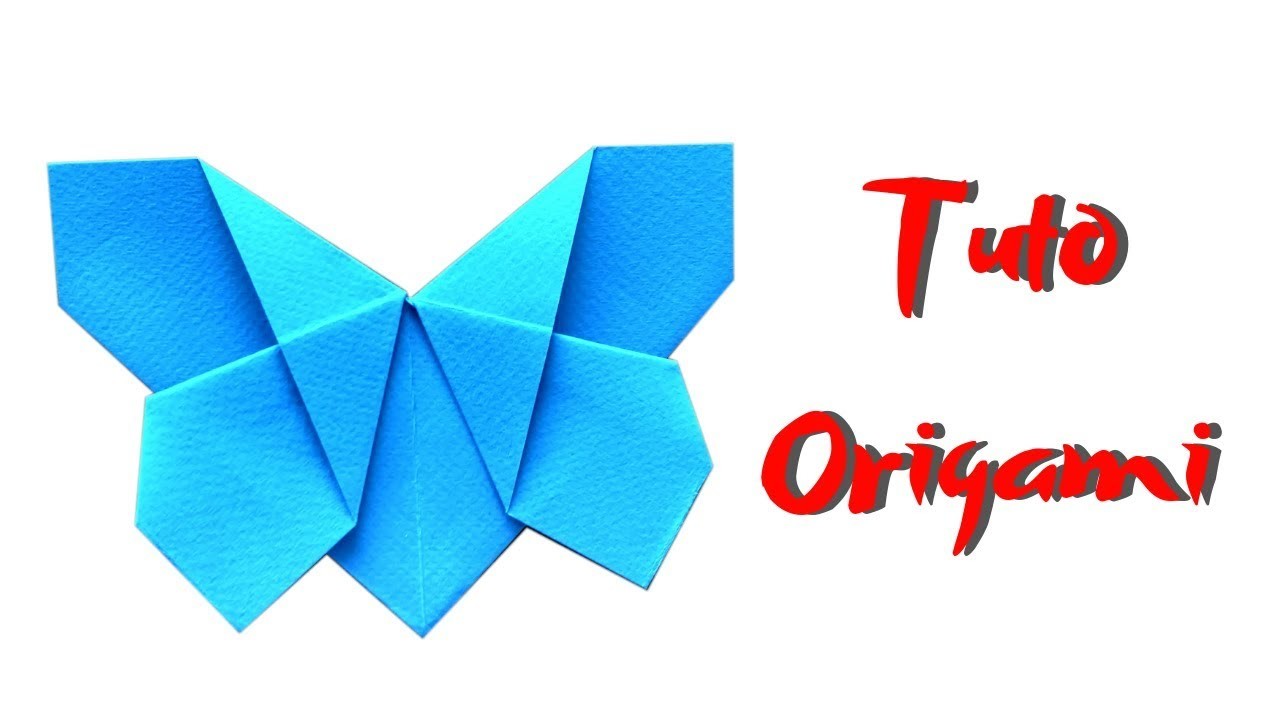 Origami papillon TUTO Facile