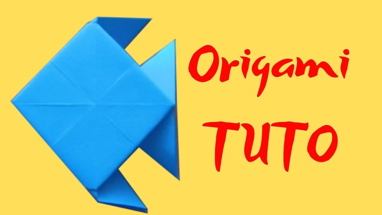 Origami Poisson Facile TUTO