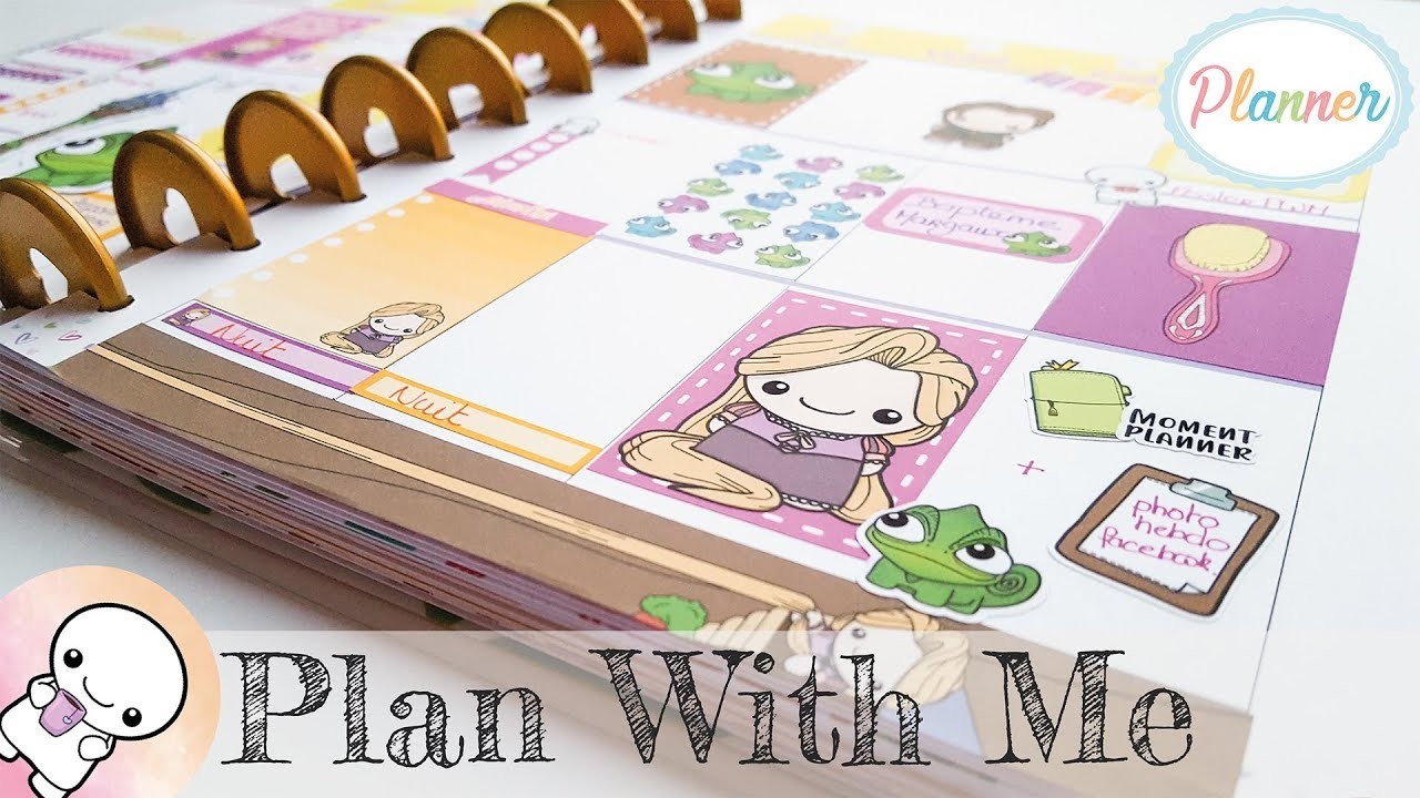 Plan with me ┋ Lanoobe Planner Février 2019 #2 Raiponce