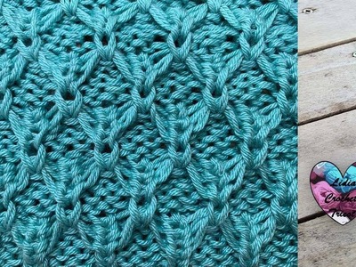 Point relief tricot facile "Lidia Crochet Tricot"