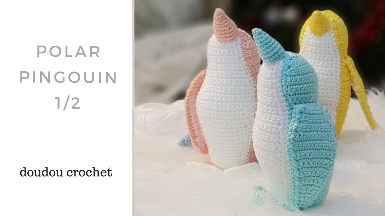 Polar Pingouin doudou crochet - 1.2