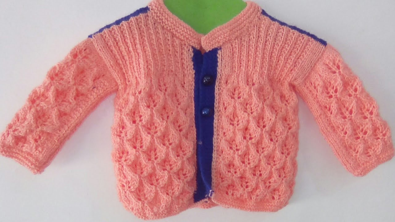 Tuto: brassière bébé.gilet.suerte para bébé.baby sweater.gilet bébé au tricot 3-10 mois .1-3