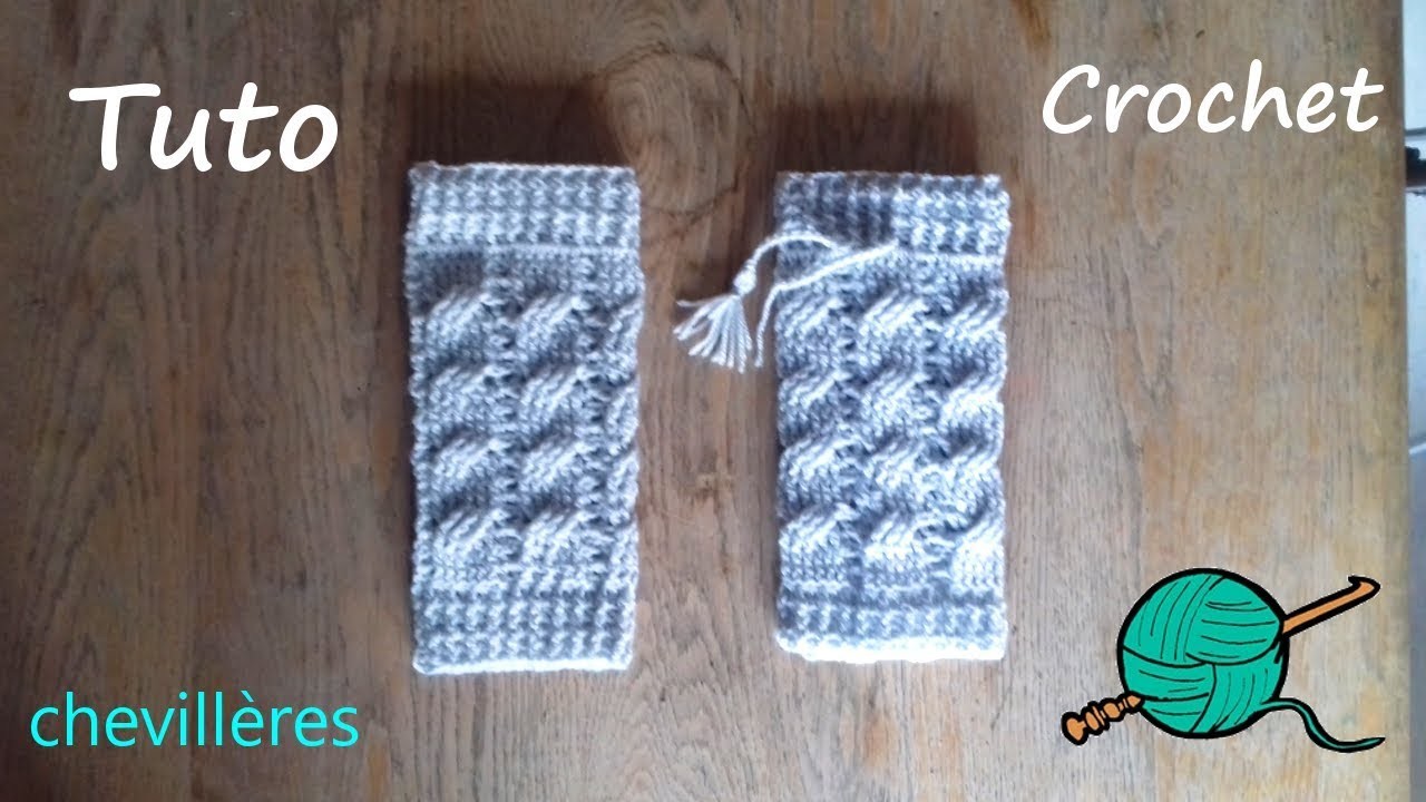 TUTO CROCHET Comment faire des chevillères au crochet