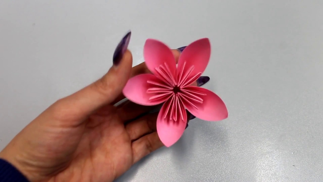 Tuto Fleur Pliage Origami. Arbre printaniers