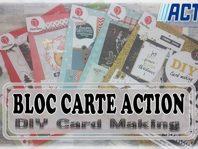 BLOC CARTE ACTION DIY Card Making #Scrapbooking #Scrap #Haul #Action