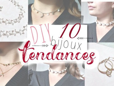 . DIY : 10 bijoux tendances ~ simple et rapide \\