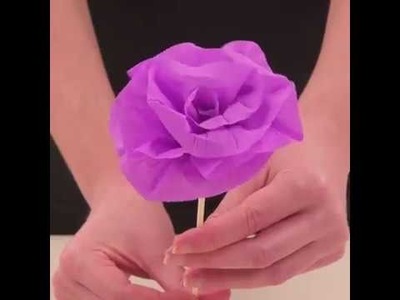 ????DIY Bouquet de fleurs en papier