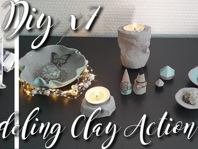 Diy x7 - Modeling Clay - Pâte effet pierre de chez Action