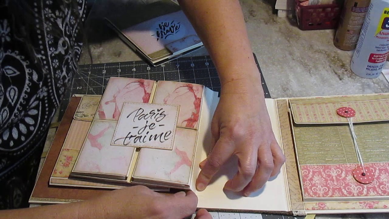 (francais) Scrapbooking Tuto express: calcul de la largeur d'une tranche et des goussets d'aisance