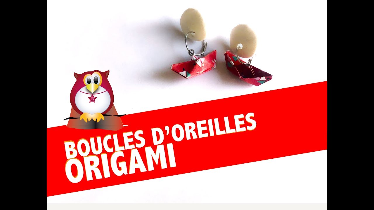 DIY : Réalise tes boucles d'oreilles origami